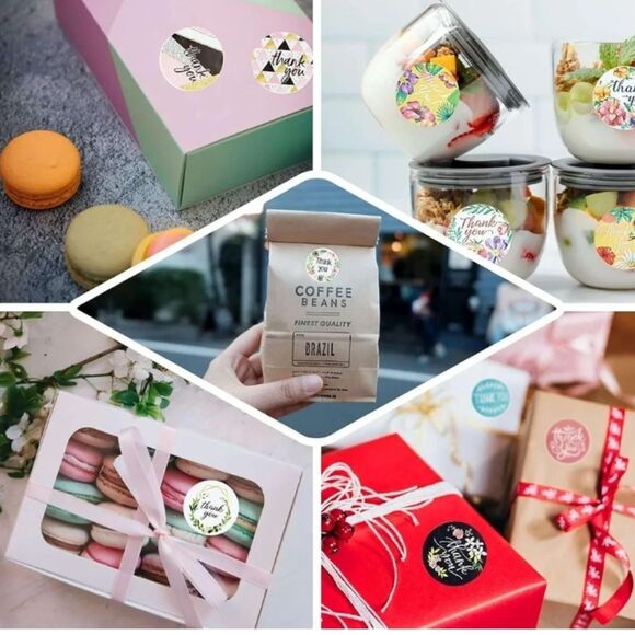 Efavormart Baby Shower Stickers 1'' Round 40 PCS Water Resistant DIY Floral - Picture 5 of 16